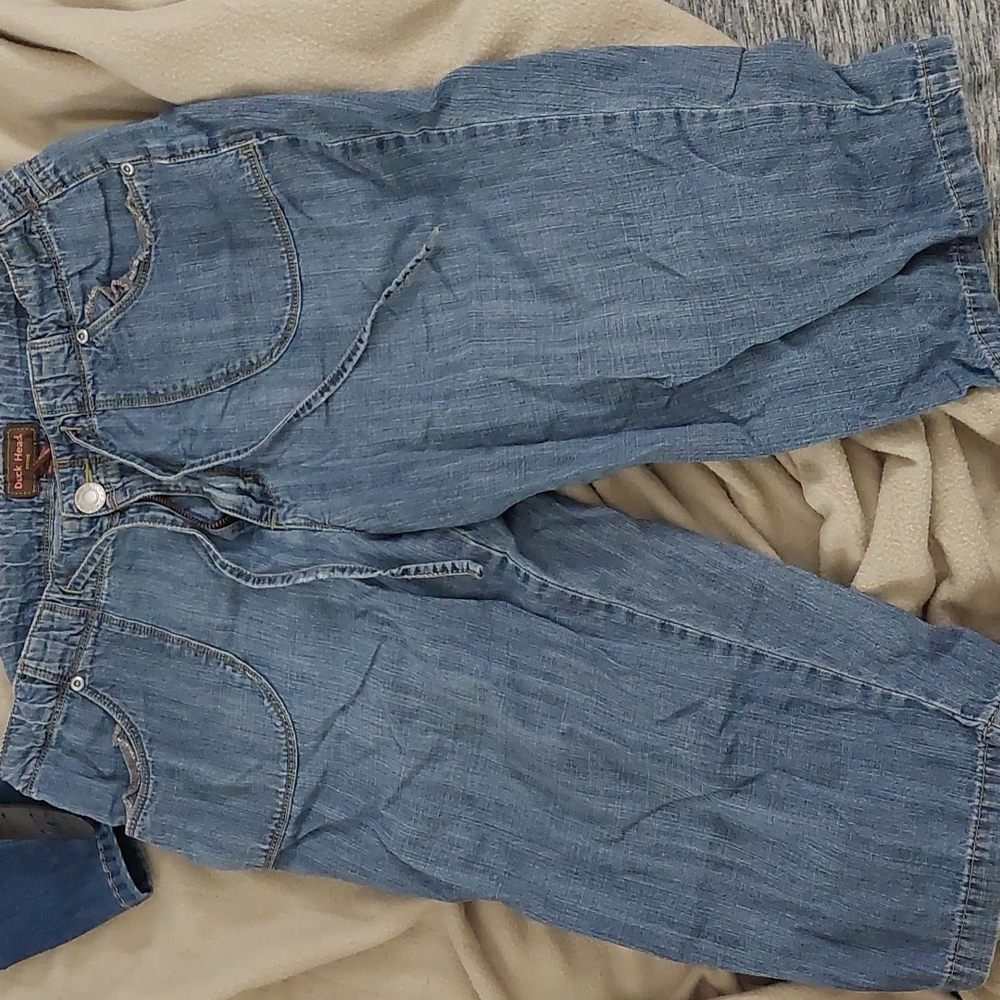 Duck Head, size 12p, denim cargo shorts